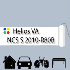 NCS S 2010-R80B антикорозійна матова грунт-емаль (вініл-акрилова) HELIOS VA - 1л