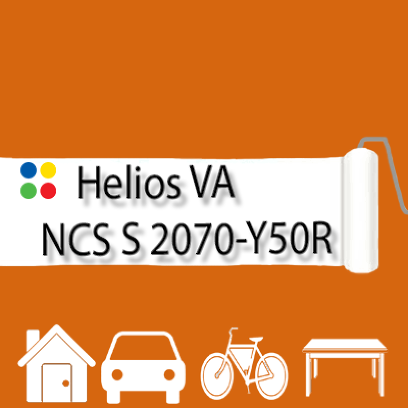 NCS S 2070-Y50R антикорозійна глянцева грунт-емаль (вініл-акрилова) HELIOS VA - 1л