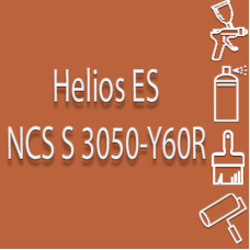 NCS S 3050-Y60R глянцева 1К швидкосохнуча антикорозійна емаль Helios ES - 1л