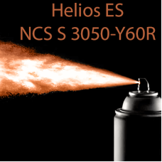 NCS S 3050-Y60R аерозольна глянцева 1К швидкосохнуча антикорозійна емаль Helios ES - 400мл