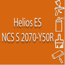 NCS S 2070-Y50R глянцева 1К швидкосохнуча антикорозійна емаль Helios ES - 1л