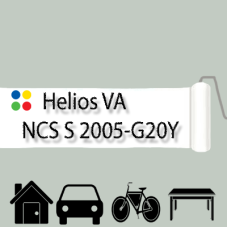 NCS S 2005-G20Y антикорозійна матова грунт-емаль (вініл-акрилова) HELIOS VA - 1л