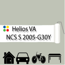 NCS S 2005-G30Y антикорозійна матова грунт-емаль (вініл-акрилова) HELIOS VA - 1л