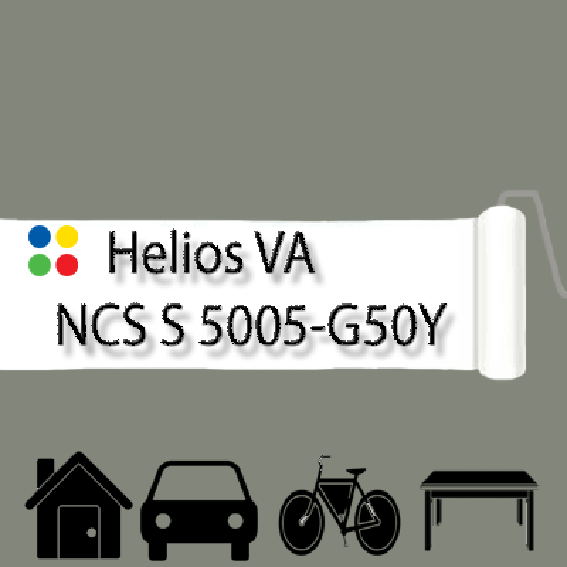 NCS S 5005-G50Y антикорозійна матова грунт-емаль (вініл-акрилова) HELIOS VA - 1л