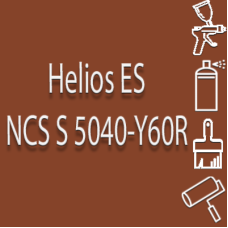 NCS S 5040-Y60R глянцева 1К швидкосохнуча антикорозійна емаль Helios ES - 1л