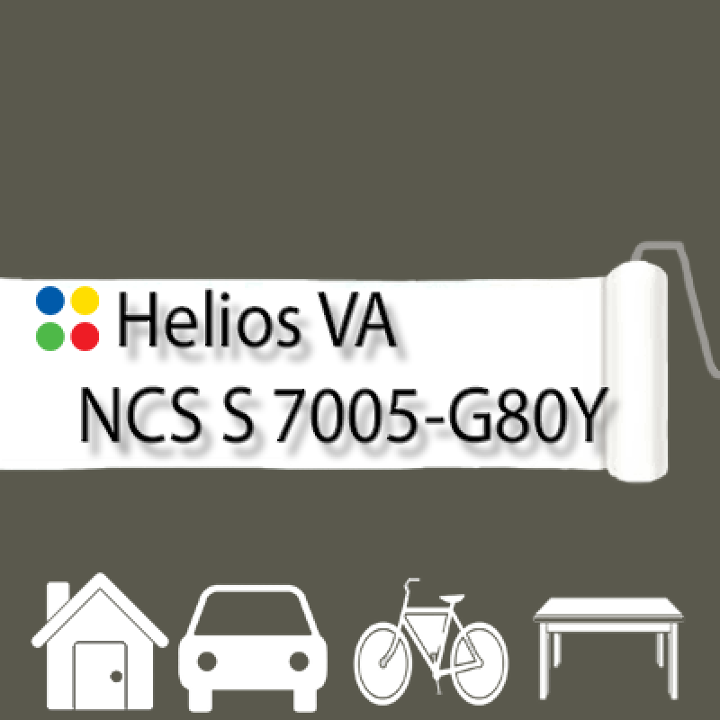 NCS S 7005-G80Y антикорозійна матова грунт-емаль (вініл-акрилова) HELIOS VA - 1л