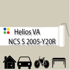 NCS S 2005-Y20R антикорозійна матова грунт-емаль (вініл-акрилова) HELIOS VA - 1л
