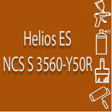 NCS S 3560-Y50R глянцева 1К швидкосохнуча антикорозійна емаль Helios ES - 1л