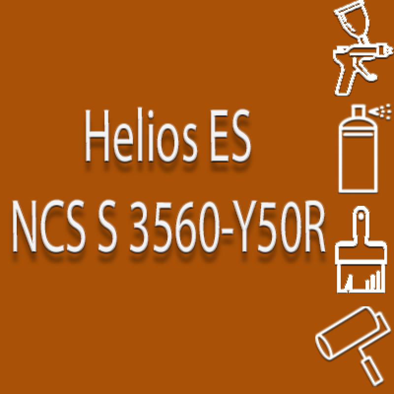 NCS S 3560-Y50R глянцева 1К швидкосохнуча антикорозійна емаль Helios ES - 1л NCS S 3560-Y50R глянцева 1К швидкосохнуча антикорозійна емаль Helios ES - 1л