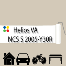 NCS S 2005-Y30R антикорозійна матова грунт-емаль (вініл-акрилова) HELIOS VA - 1л