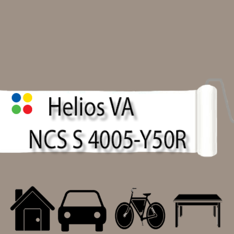 NCS S 4005-Y50R антикорозійна матова грунт-емаль (вініл-акрилова) HELIOS VA - 1л