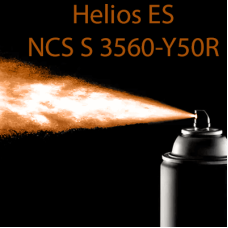 NCS S 3560-Y50R аерозольна глянцева 1К швидкосохнуча антикорозійна емаль Helios ES - 400мл