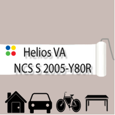 NCS S 2005-Y80R антикорозійна матова грунт-емаль (вініл-акрилова) HELIOS VA - 1л