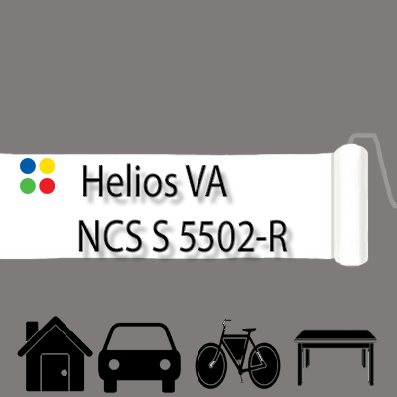 NCS S 5502-R антикорозійна матова грунт-емаль (вініл-акрилова) HELIOS VA - 1л
