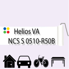 NCS S 0510-R50B антикорозійна матова грунт-емаль (вініл-акрилова) HELIOS VA - 1л