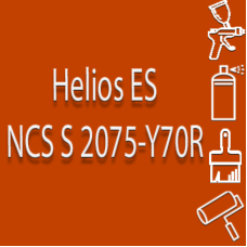 NCS S 2075-Y70R глянцева 1К швидкосохнуча антикорозійна емаль Helios ES - 1л