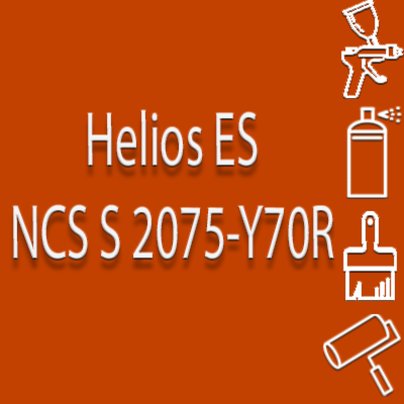 NCS S 2075-Y70R глянцева 1К швидкосохнуча антикорозійна емаль Helios ES - 1л
