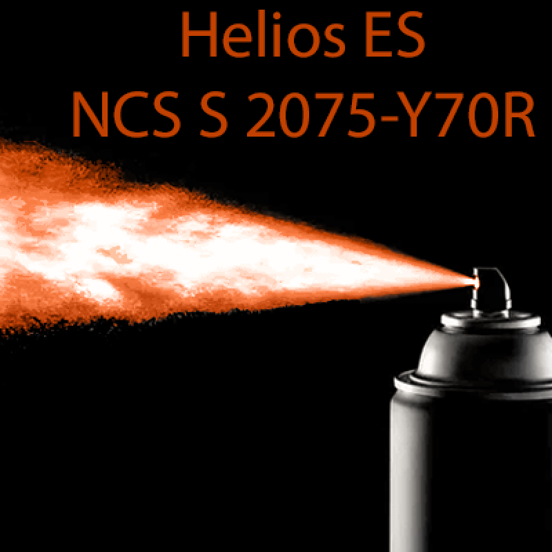 NCS S 2075-Y70R аерозольна глянцева 1К швидкосохнуча антикорозійна емаль Helios ES - 400мл