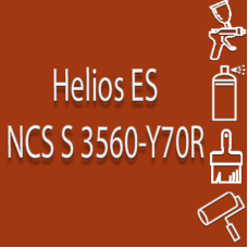 NCS S 3560-Y70R глянцева 1К швидкосохнуча антикорозійна емаль Helios ES - 1л