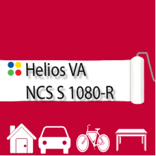 NCS S 1080-R антикорозійна матова грунт-емаль (вініл-акрилова) HELIOS VA - 1л