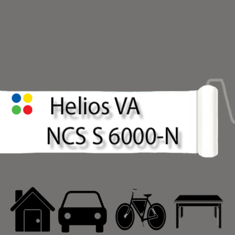 NCS S 6000-N антикорозійна матова грунт-емаль (вініл-акрилова) HELIOS VA - 1л