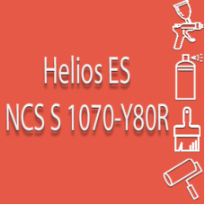 NCS S 1070-Y80R глянцева 1К швидкосохнуча антикорозійна емаль Helios ES - 1л
