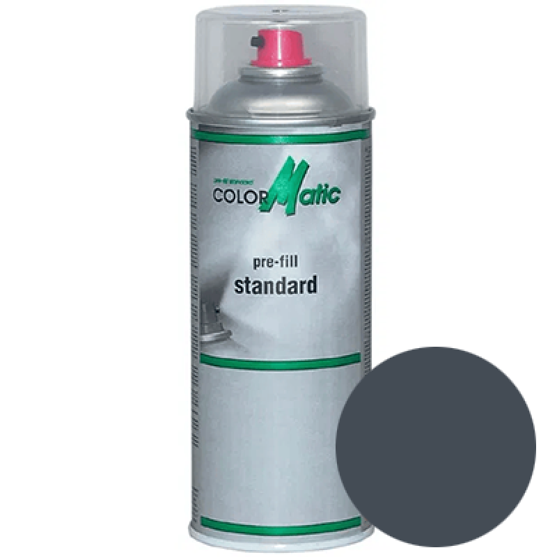 Аерозольна RAL 5008 1К антикорозійна матова грунт-емаль (вініл-акрилова) HELIOS VA - 400мл