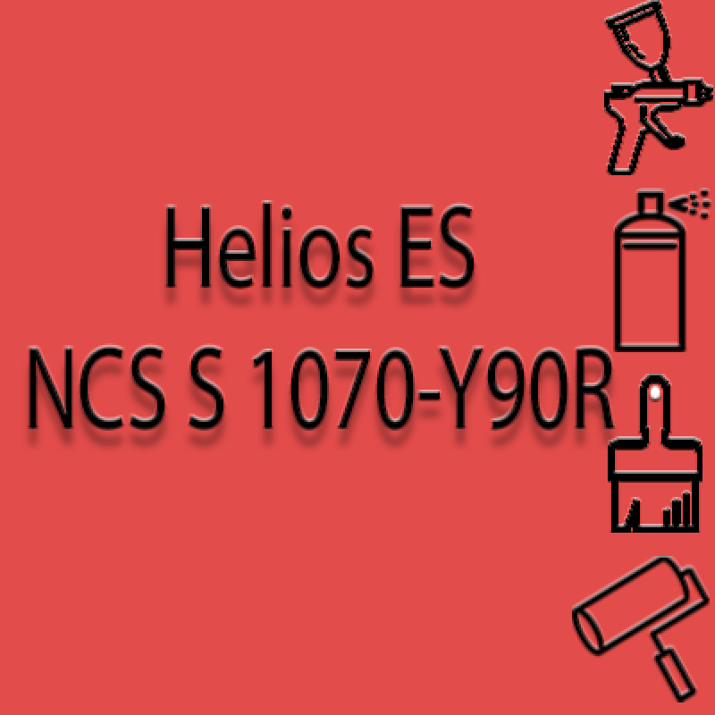 NCS S 1070-Y90R глянцева 1К швидкосохнуча антикорозійна емаль Helios ES - 1л