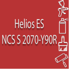 NCS S 2070-Y90R глянцева 1К швидкосохнуча антикорозійна емаль Helios ES - 1л
