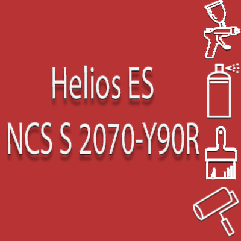 NCS S 2070-Y90R глянцева 1К швидкосохнуча антикорозійна емаль Helios ES - 1л