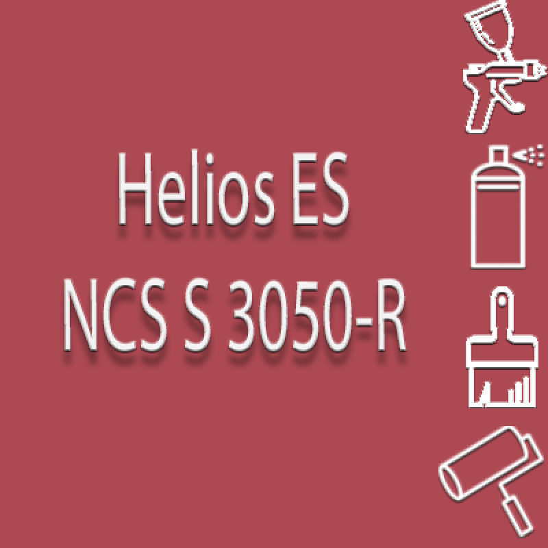 NCS S 3050-R глянцева 1К швидкосохнуча антикорозійна емаль Helios ES - 1л