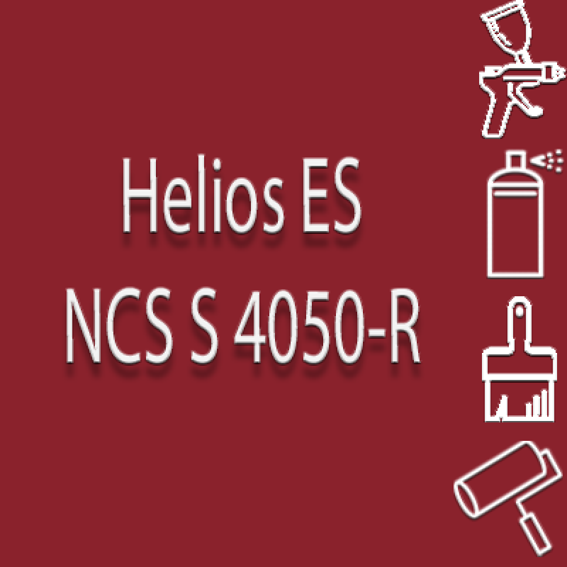 NCS S 4050-R глянцева 1К швидкосохнуча антикорозійна емаль Helios ES - 1л