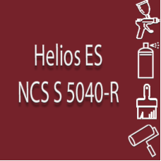 NCS S 5040-R глянцева 1К швидкосохнуча антикорозійна емаль Helios ES - 1л