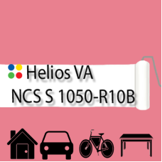 NCS S 1050-R10B антикорозійна глянцева грунт-емаль (вініл-акрилова) HELIOS VA - 1л
