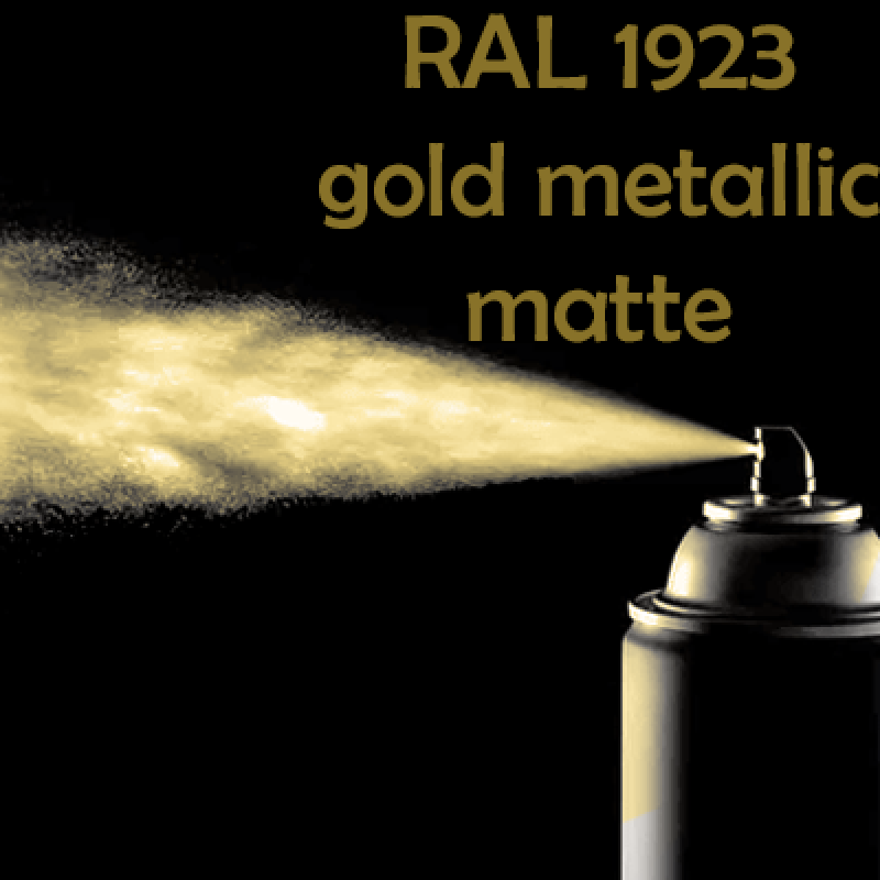 Аерозольна RAL 1923 VA gold metallic 1К антикорозійна матова грунт-емаль (вініл-акрилова) HELIOS VA - 400мл