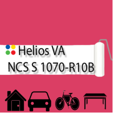 NCS S 1070-R10B антикорозійна глянцева грунт-емаль (вініл-акрилова) HELIOS VA - 1л