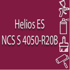NCS S 4050-R20B глянцева 1К швидкосохнуча антикорозійна емаль Helios ES - 1л