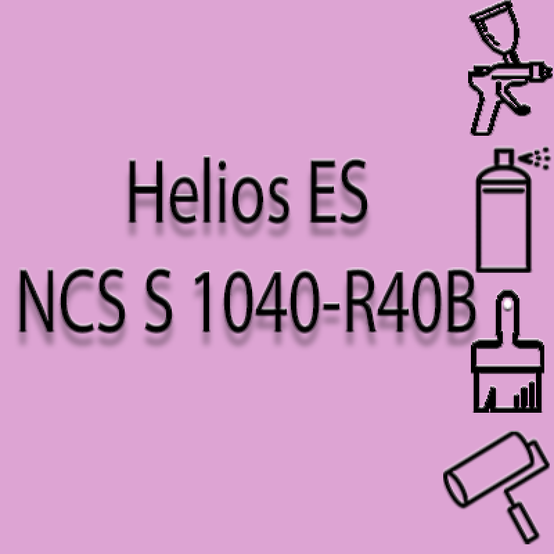 NCS S 1040-R40B глянцева 1К швидкосохнуча антикорозійна емаль Helios ES - 1л NCS S 1040-R40B глянцева 1К швидкосохнуча антикорозійна емаль Helios ES - 1л