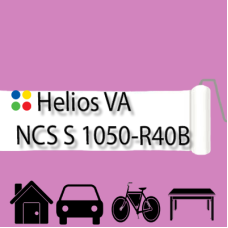 NCS S 1050-R40B антикорозійна глянцева грунт-емаль (вініл-акрилова) HELIOS VA - 1л