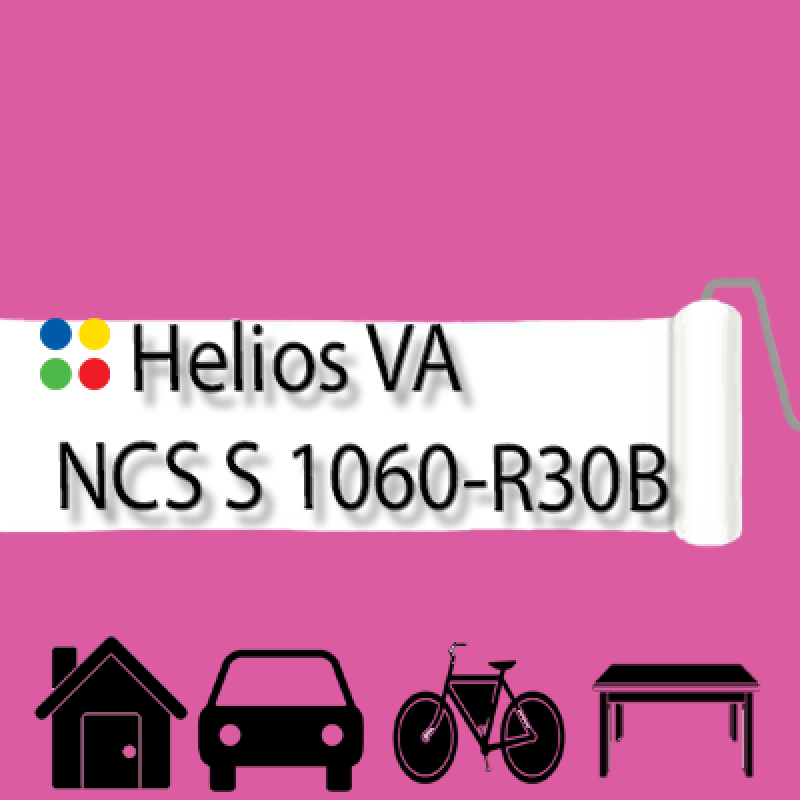 NCS S 1060-R30B антикорозійна глянцева грунт-емаль (вініл-акрилова) HELIOS VA - 1л