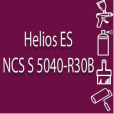 NCS S 5040-R30B глянцева 1К швидкосохнуча антикорозійна емаль Helios ES - 1л