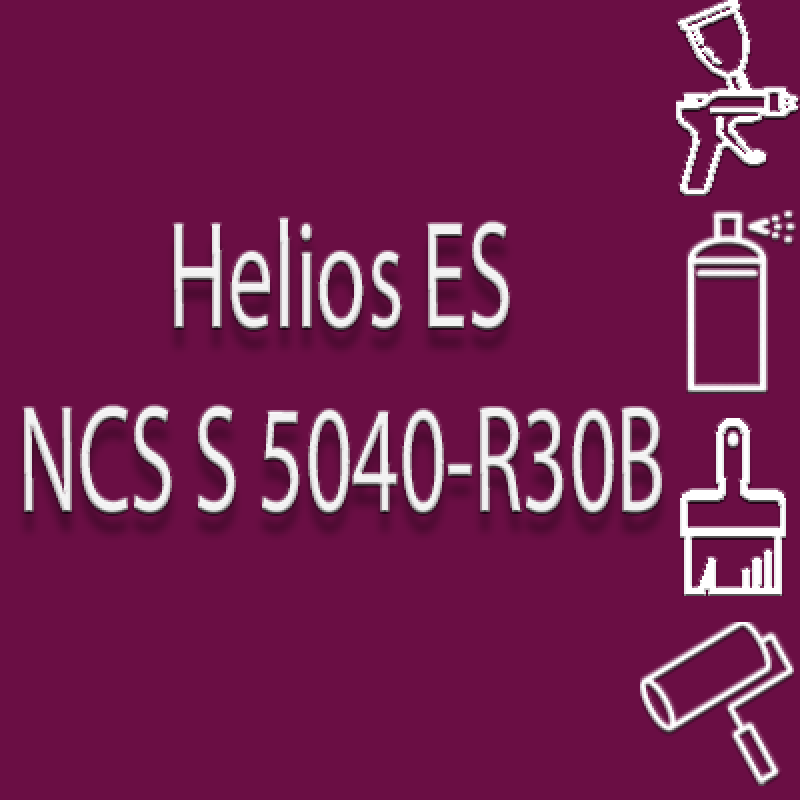 NCS S 5040-R30B глянцева 1К швидкосохнуча антикорозійна емаль Helios ES - 1л