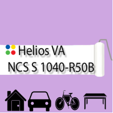 NCS S 1040-R50B антикорозійна глянцева грунт-емаль (вініл-акрилова) HELIOS VA - 1л