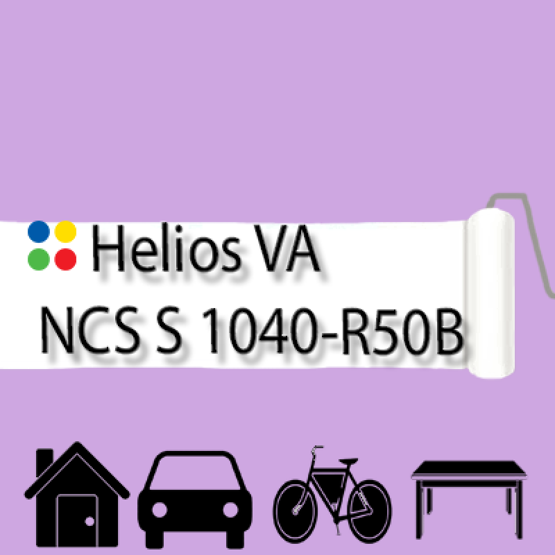 NCS S 1040-R50B антикорозійна глянцева грунт-емаль (вініл-акрилова) HELIOS VA - 1л