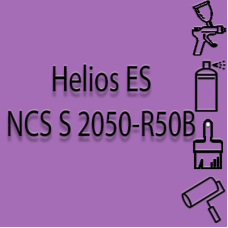 NCS S 2050-R50B глянцева 1К швидкосохнуча антикорозійна емаль Helios ES - 1л