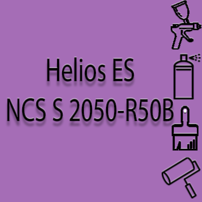 NCS S 2050-R50B глянцева 1К швидкосохнуча антикорозійна емаль Helios ES - 1л