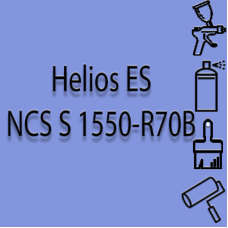 NCS S 1550-R70B глянцева 1К швидкосохнуча антикорозійна емаль Helios ES - 1л