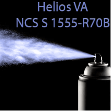 NCS S 1555-R70B аерозольна антикорозійна глянцева грунт-емаль (вініл-акрилова) HELIOS VA - 400м