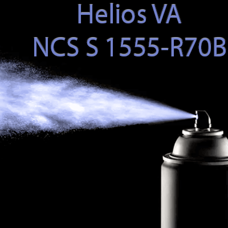 NCS S 1555-R70B аерозольна антикорозійна глянцева грунт-емаль (вініл-акрилова) HELIOS VA - 400м