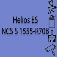 NCS S 1555-R70B глянцева 1К швидкосохнуча антикорозійна емаль Helios ES - 1л